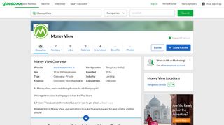 
                            8. Working at Money View | Glassdoor