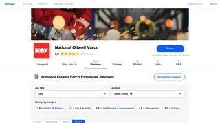 
                            8. Working at National Oilwell Varco: Employee Reviews | Indeed.co.za