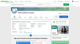 
                            12. Working at National Water Company | Glassdoor