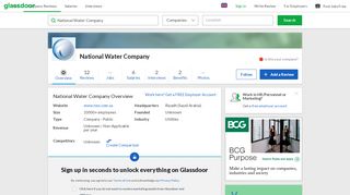 
                            11. Working at National Water Company | Glassdoor.co.uk