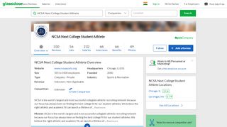 
                            6. Working at NCSA Next College Student Athlete | Glassdoor.co.in
