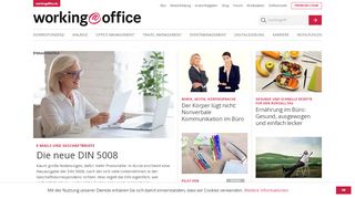 
                            11. working@office: Sekretärin & Assistentin Fachmagazin