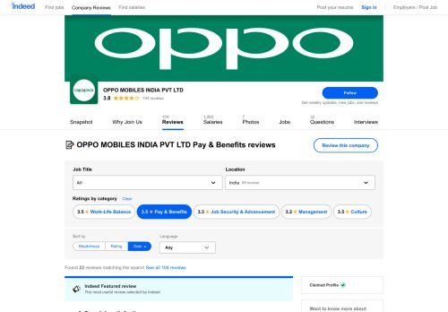 
                            5. Working at OPPO MOBILES INDIA PVT LTD: Employee Reviews ...