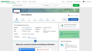 
                            7. Working at Orion Telekom | Glassdoor