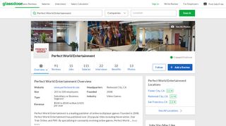 
                            9. Working at Perfect World Entertainment | Glassdoor