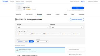
                            6. Working at PETRO OIL: Employee Reviews | Indeed.com