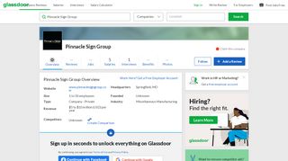 
                            5. Working at Pinnacle Sign Group | Glassdoor