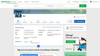 
                            13. Working at PiP | Glassdoor