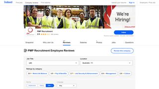 
                            12. Working at PMP Recruitment: Employee Reviews | Indeed.com