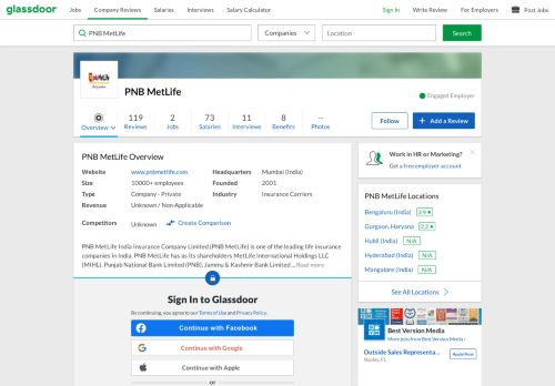 
                            12. Working at PNB MetLife | Glassdoor