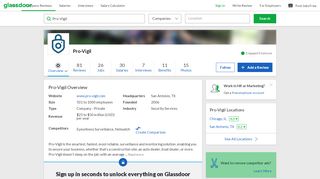 
                            10. Working at Pro-Vigil | Glassdoor