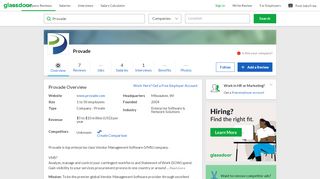 
                            8. Working at Provade | Glassdoor