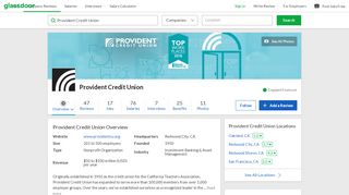 
                            13. Working at Provident Credit Union | Glassdoor
