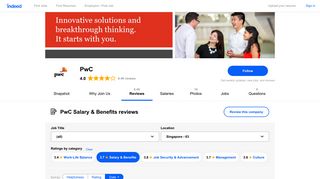 
                            7. Working at PwC: Employee Reviews about Pay & Benefits | Indeed ...