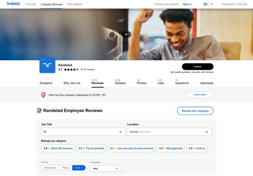 
                            5. Working at Randstad: 500 Reviews | Indeed.com