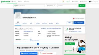 
                            12. Working at Riliance Software | Glassdoor.co.in