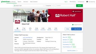 
                            7. Working at Robert Half | Glassdoor