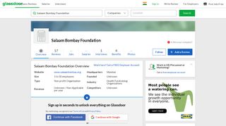 
                            6. Working at Salaam Bombay Foundation | Glassdoor.co.in