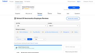 
                            13. Working at School Of Aeronautics: Employee Reviews | Indeed.co.in