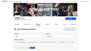 
                            4. Working at Schuh in Cork: Employee Reviews | Indeed.com