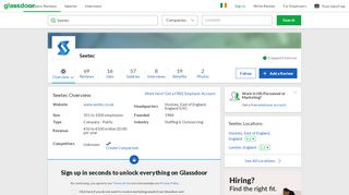 
                            12. Working at Seetec | Glassdoor.ie