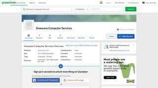 
                            6. Working at Sinewave Computer Services | Glassdoor.co.in