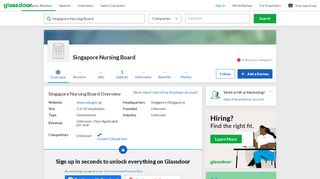 
                            13. Working at Singapore Nursing Board | Glassdoor