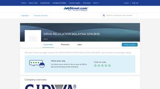 
                            8. Working at SIRVA RELOCATION MALAYSIA SDN.BHD. ...