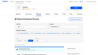
                            9. Working at Skyword: Employee Reviews | Indeed.com
