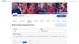 
                            11. Working at Sports Direct: Employee Reviews | Indeed.com