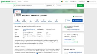 
                            11. Working at Streamline Healthcare Solutions | Glassdoor.ie