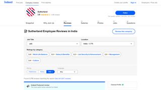 
                            12. Working at Sutherland in India: 1,561 Reviews | Indeed.com.ph