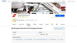 
                            10. Working at Swissport International Ltd.: 1,415 Reviews | Indeed.com
