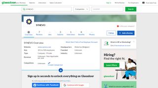 
                            11. Working at SYNEVO | Glassdoor