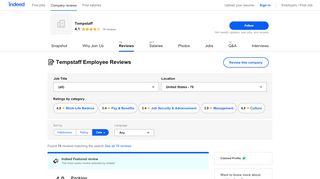 
                            10. Working at Tempstaff: 69 Reviews | Indeed.com