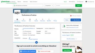 
                            13. Working at The Business of Fashion | Glassdoor