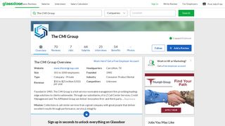 
                            5. Working at The CMI Group | Glassdoor