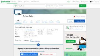 
                            13. Working at The Lazy Trader | Glassdoor