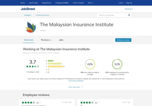 
                            10. Working at The Malaysian Insurance Institute company ...