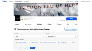 
                            12. Working at The Recruitment Network: Employee Reviews | Indeed.com