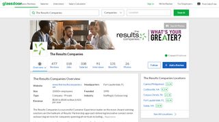 
                            9. Working at The Results Companies | Glassdoor