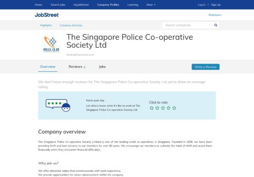 
                            6. Working at The Singapore Police Co-operative Society Ltd company ...