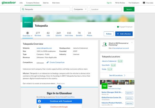 
                            13. Working at Tokopedia | Glassdoor.co.in