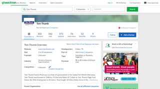
                            8. Working at Tom Thumb | Glassdoor