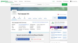 
                            11. Working at Top Language Jobs | Glassdoor