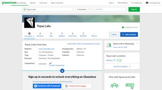 
                            13. Working at Topaz Labs | Glassdoor