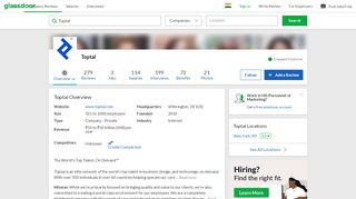 
                            10. Working at Toptal | Glassdoor.co.in