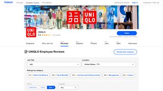 
                            9. Working at UNIQLO: 660 Reviews | Indeed.com