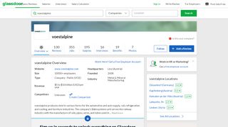 
                            12. Working at voestalpine | Glassdoor