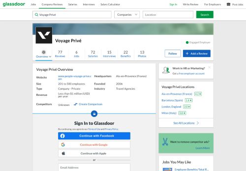 
                            11. Working at Voyage Privé | Glassdoor